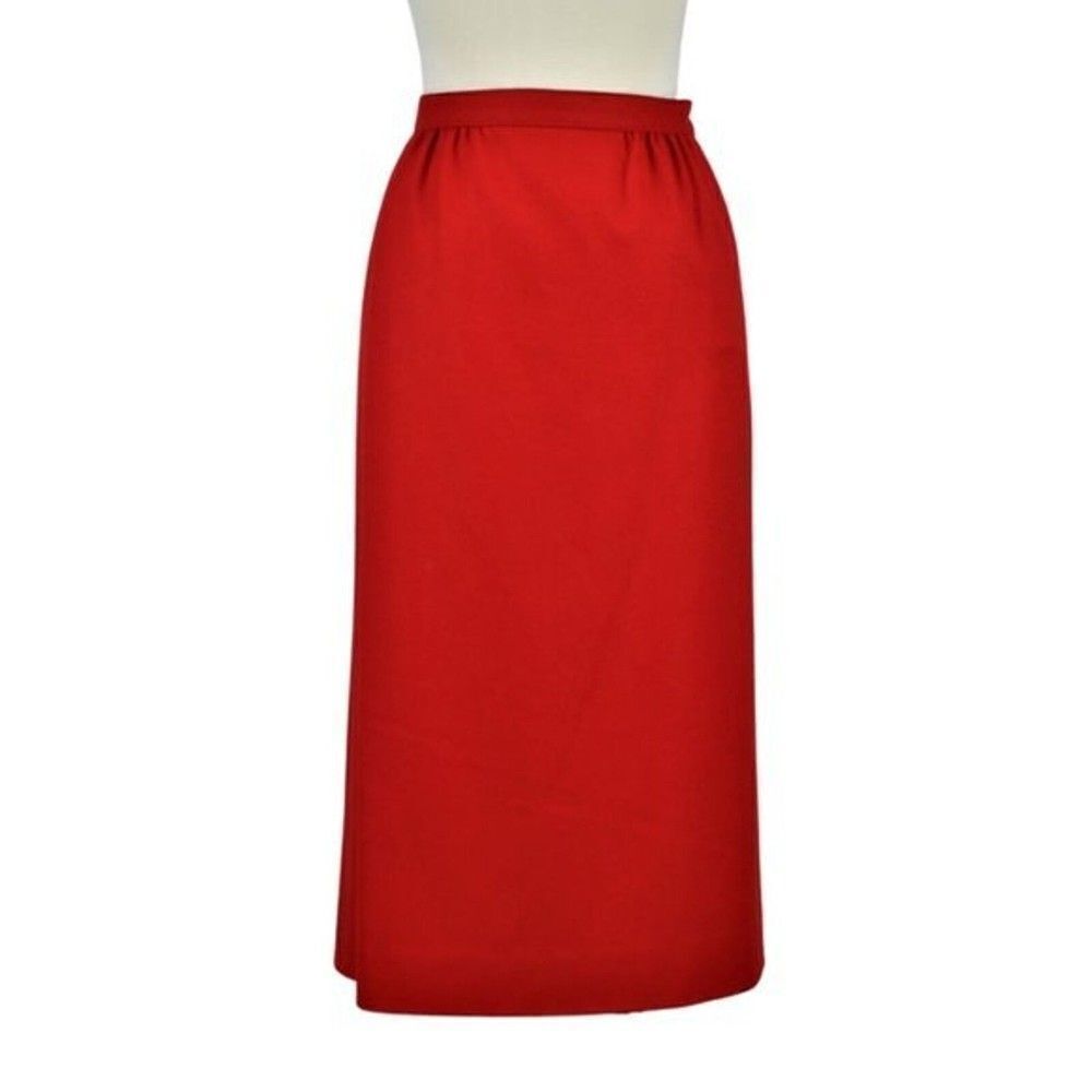 Pendleton Red A-Line Skirt